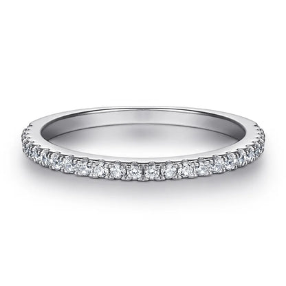 MuShan Jewelry 925 Sterling Silver Elegant Engagement Ring 7A Cubic Zirconia Rings Bands Anniversary Rings Bands  Women Gift