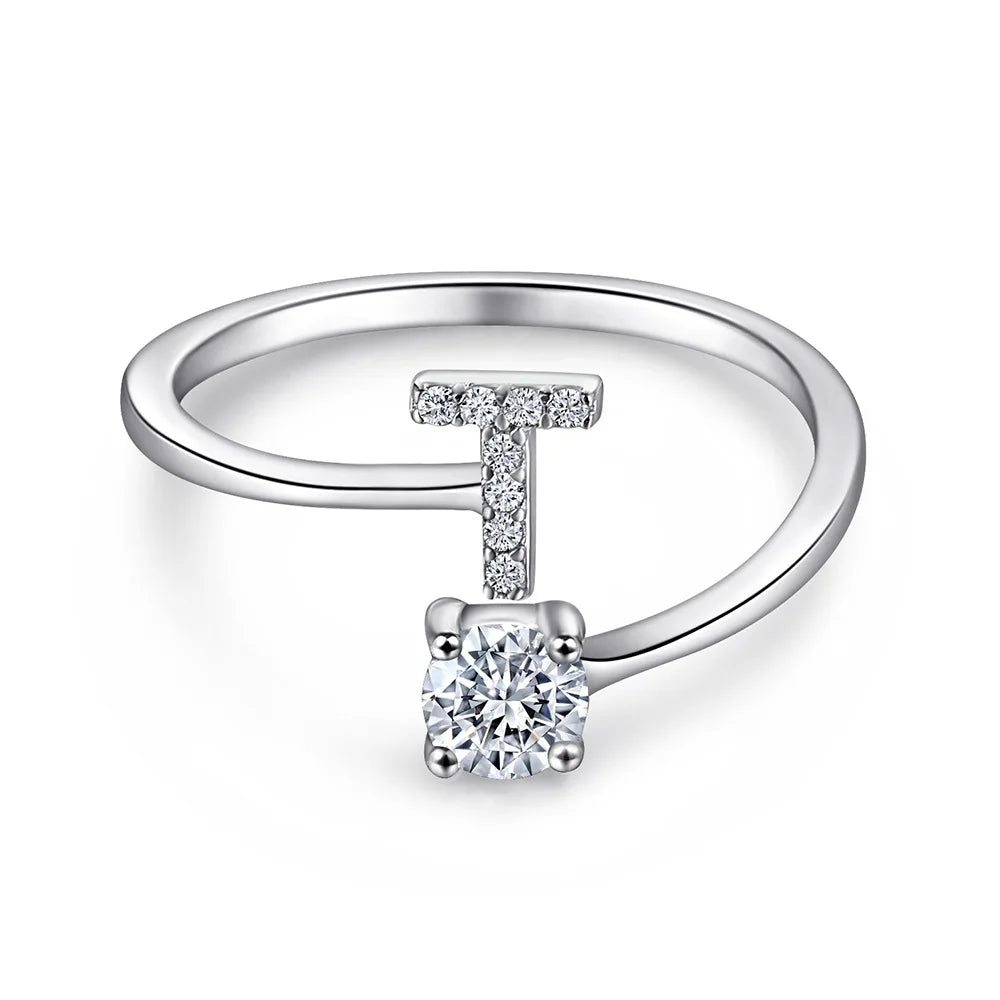 MuShan Jewelry 925 Sterling Silver Rings Bands Engagement Ring 7A Cubic Zirconia Rings Bands Rings Bands Anniversary  Women Gift