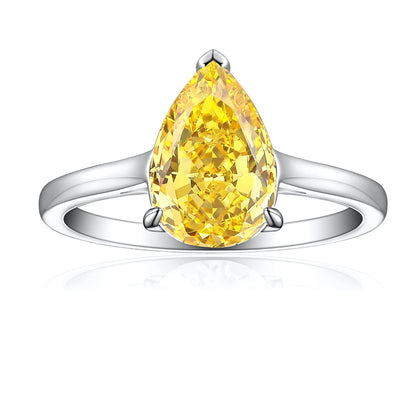 Bague de mariage MuShan Jewelry en argent sterling 925, style luxueux avec diamant à haute teneur en carbone, bijou élégant pour femme, joaillerie fine