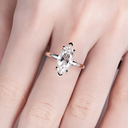 Anillo de mujer MUSHAN Luxury Jewelry en plata de ley 925, con diamante de moissanita color D, certificado GRA, anillo de joyería fina con esmeralda