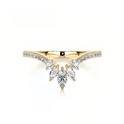 MuShan Luxury Jewelry 925 Sterling Silver Ring D Color Moissanite Classic Ring Women 18K Gold Plated MST Patent Jewellery