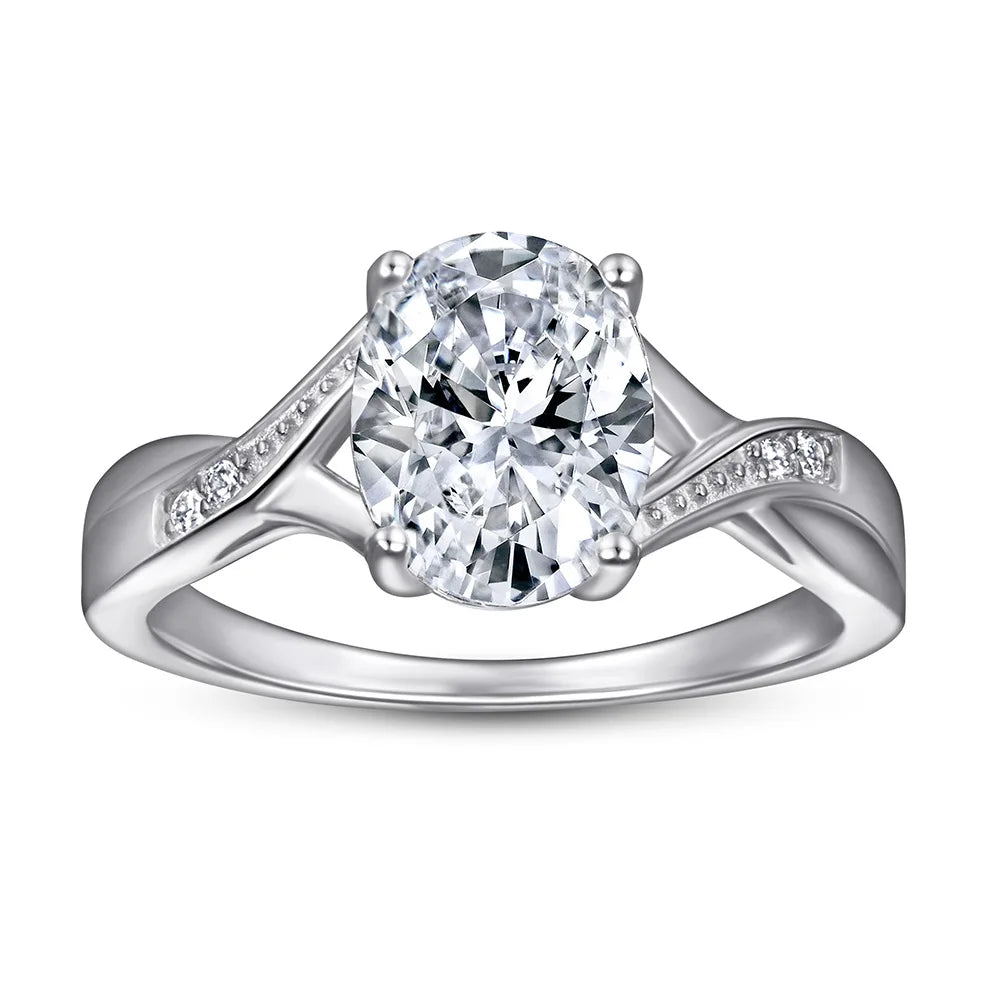 Bague de mariage MuShan Jewelry en argent sterling 925 avec diamant à haute teneur en carbone, cadeau pour enterrement de vie de jeune fille, cadeau pour maman, bagues pour femme, bijou raffiné
