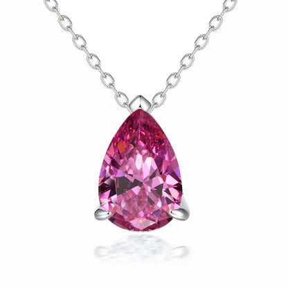 Collar de plata de ley 925 de la marca MuShan con circonita 7A, joya clásica para fiestas de novias, baño de oro auténtico, colgante de joyería premium para mujer