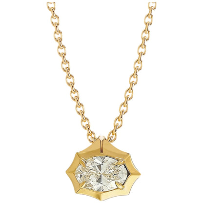 MUSHAN Luxury Jewelry 925 Sterling Silver Necklace Pendant Women 2ctw Moissanite Diamond D Color VVS Luxury Necklace Accessories