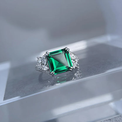 Anillo de boda de plata de ley 925 MuShan Jewelry, alianza con diamante de alto carbono, regalo de San Valentín para mujer, joyería fina