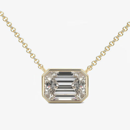 MUSHAN Bespoke Jewelry 925 Sterling Silver Necklace Moissanite D Color VVS Fine Opulent 925 Sterling Silver Pendants Diamond