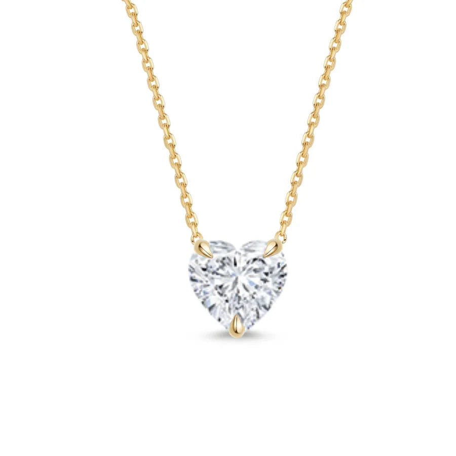 MUSHAN Bijoux sur mesure Collier en argent sterling 925 Moissanite couleur D VVS1 Pendentif princesse raffiné intemporel et tendance Diamant