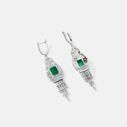 MuShan Jewelry 925 Sterling Silver Earring Designer High Carbon Diamond HCD Diamond 925 Sterling Silver Studs Accessories