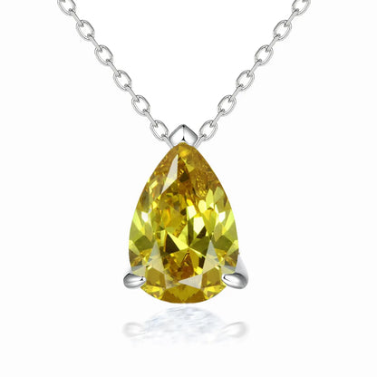 Collar de plata de ley 925 de la marca MuShan con circonita 7A, joya clásica para fiestas de novias, baño de oro auténtico, colgante de joyería premium para mujer