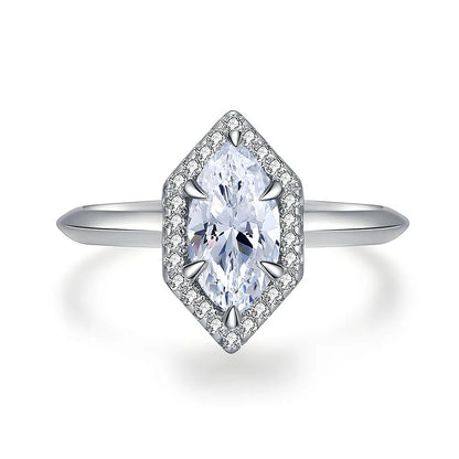 Bague en argent sterling 925 de la marque MuShan, sertie de pierres précieuses roses, bleues et vertes, plaquée rhodium, idéale pour les anniversaires, les mariages et les occasions spéciales.