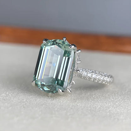 MuShan Jewelry 925 Sterling Silver Ring Wedding Band High Carbon Diamond Party Cocktail Valentine Gift Women Rings Fine Jewelry
