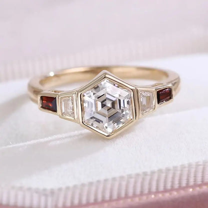 MUSHAN Custom Jewelry 10k 14k 18k Gold 925 Silver Ring Women Band D VVS1 Rare Moissanite Diamond Wedding Rings 18K Gold Jewelry