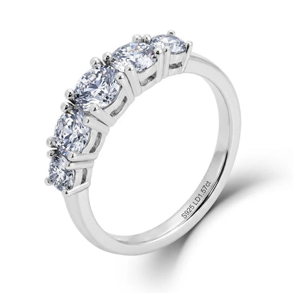 MUSHAN Custom Luxury Diamond Rings Jewelry IGI Certificated for Women 925 Sterling Silver Lab Grown Diamond Ring Band HPHT CVD