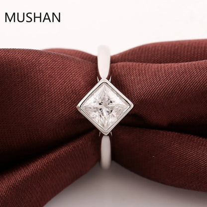 MUSHAN Luxury Custom 14K 18K Gold Rings Band Jewelry With Moissanite Diamond Lab Grown Gemstones Diamond Wedding Ring For Women