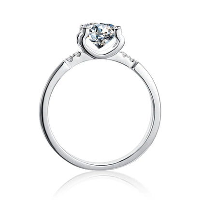 Bague MuShan Luxury Jewelry en argent sterling 925 et moissanite pour femme, superbe bague plaquée or 18 carats, brevet MST, certifiée GRA, bijoux raffinés
