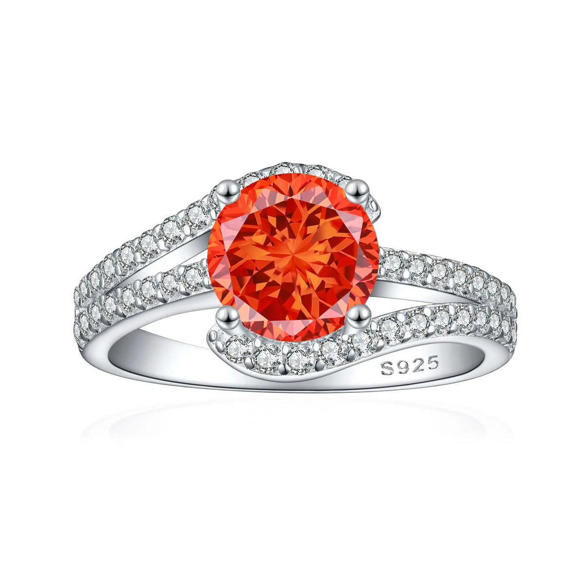 MuShan Jewelry 925 Sterling Silver Ring Wedding Band High Carbon Diamond Cocktail Party Luxury Style Women Rings Fine Jewelry