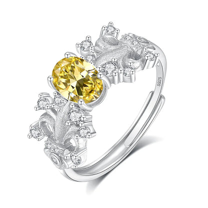 MuShan Jewelry 925 Sterling Silver Ring Wedding Band HCD Gemstones Wedding Bridal Statement Jewelry Women Rings Fine Jewelry