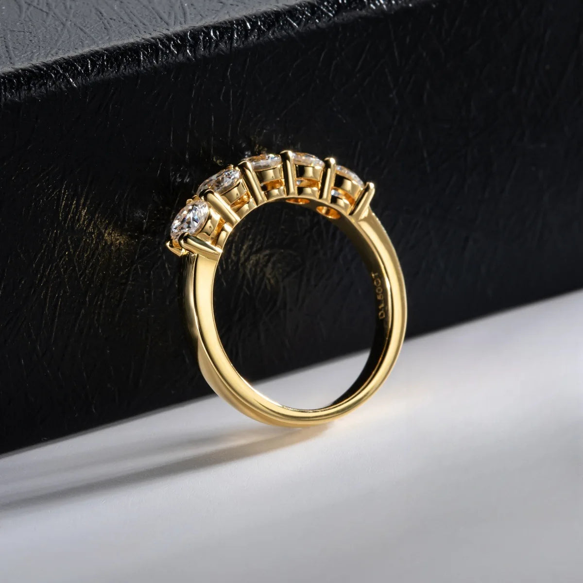 MuShan Designer Jewelry 925 Sterling Silver Ring Moissanite Diamond Party Ring for Lover 18K Gold Plated MST Patent Jewellery