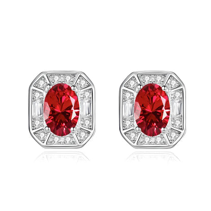 MuShan Luxury Jewelry 925 Sterling Silver Dangling Earrings Sparkling Moissanite Bridal Party Ladies 18K Gold Plated MST Patent