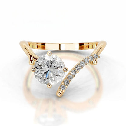 MuShan Brand Jewelry 925 Sterling Silver Rings VVS Moissanite Diamond Ring Ladies 18K Real Gold Plated MST Patent Jewellery
