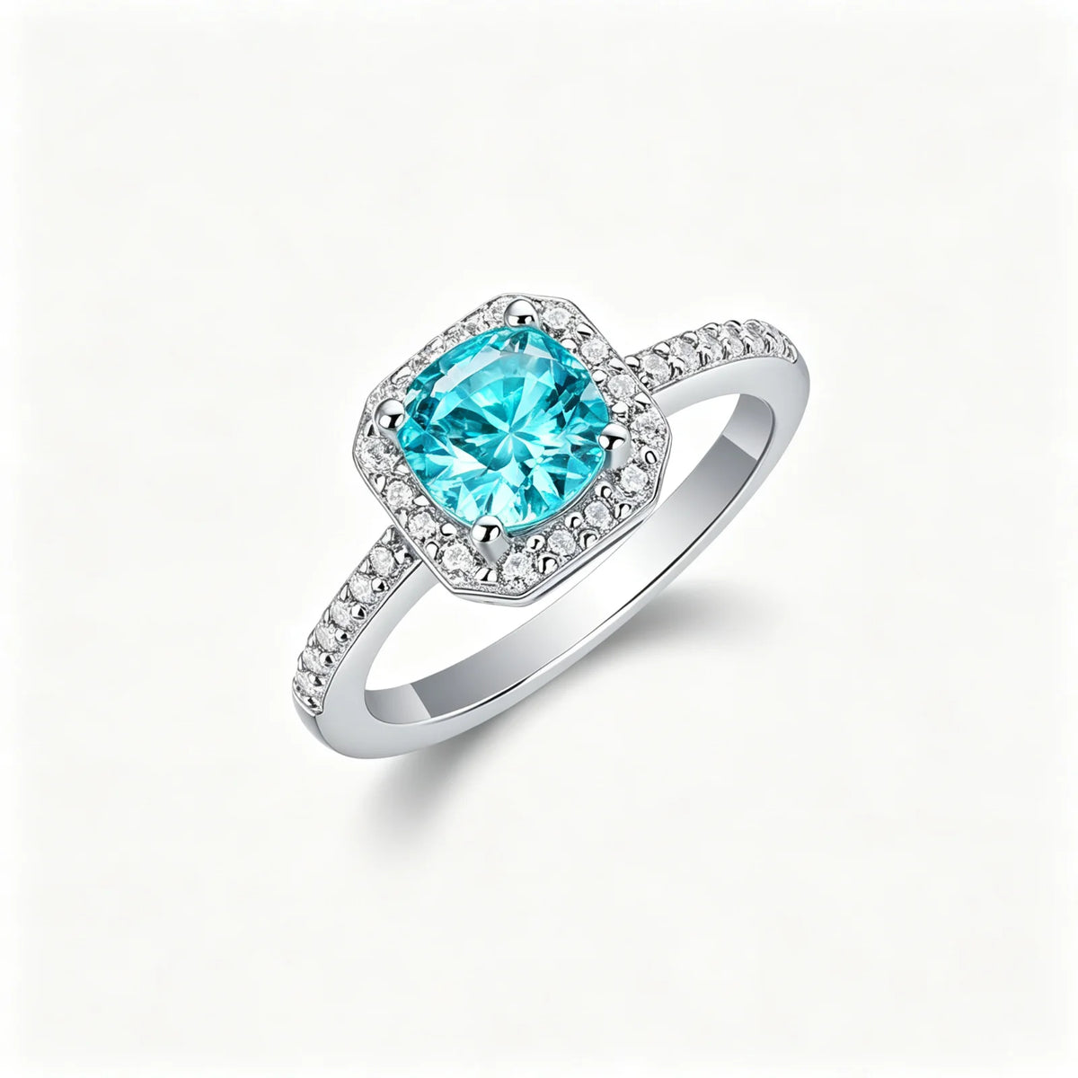 MUSHAN Custom Jewelry 925 Sterling Silver Ring Band for Women 1ct Lab Grown Gemstones Ruby Emerald Sapphire Rings Jewelry