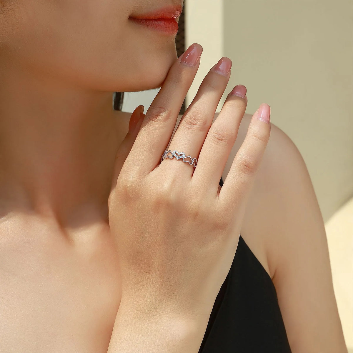 MUSHAN Luxury Jewelry 925 Sterling Silver Ring Band Women GRA Certificated Moissanite Diamond Emerald D Color Rings Fine Jewelry