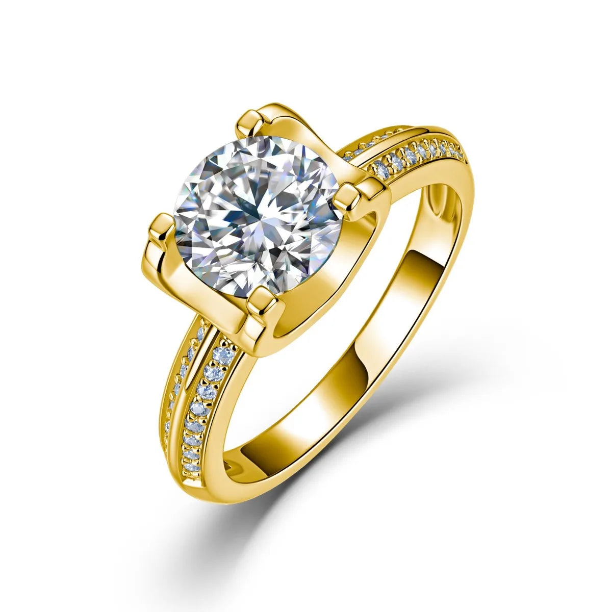 Anillo de plata de ley 925 MUSHAN Luxury Jewelry para mujer, con diamante de moissanita color D certificado por GRA, joyería fina.