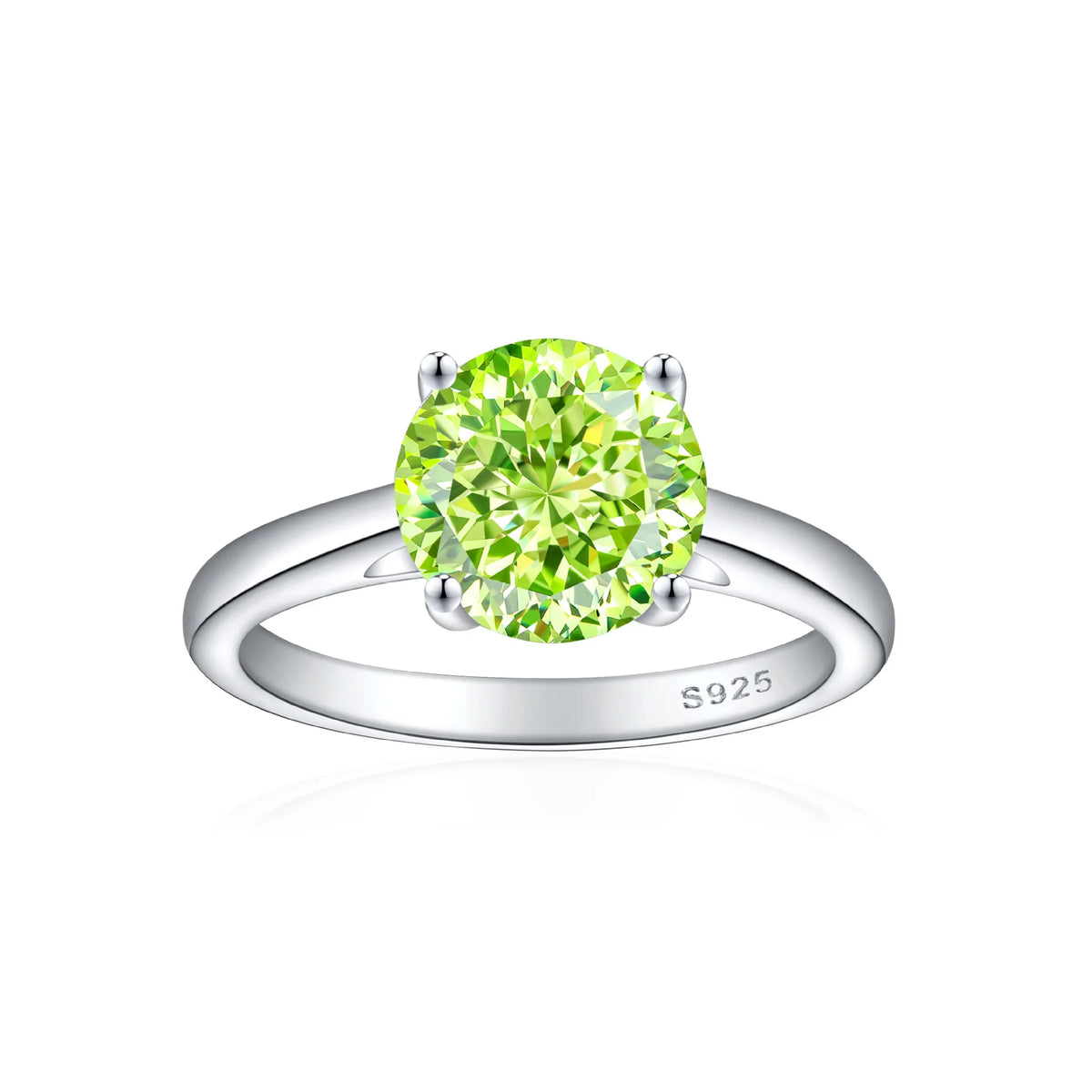 MuShan Jewelry 925 Sterling Silver Ring Wedding Band HCD Gemstones Minimalist Style Statement Jewelry Women Rings Fine Jewelry