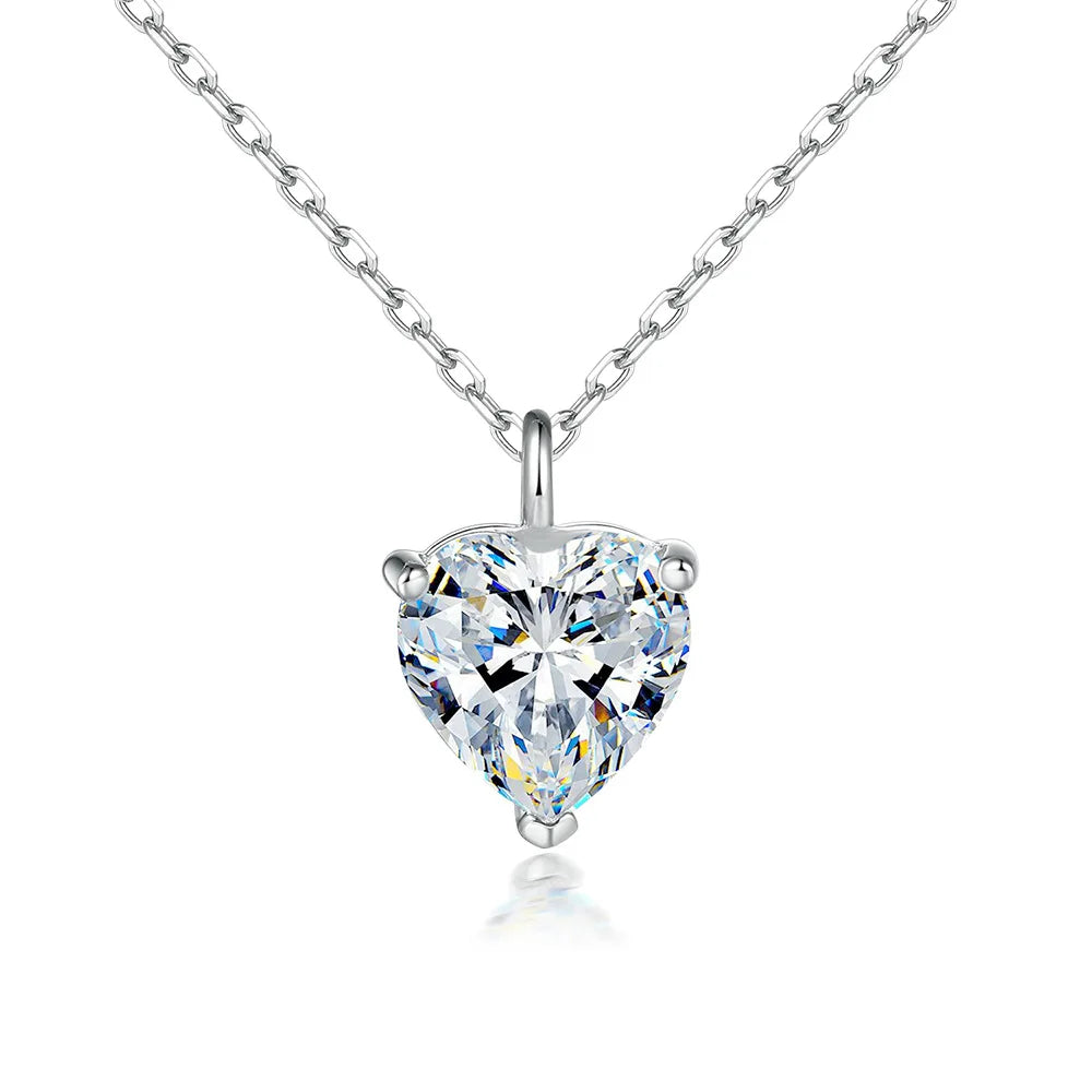Collar de plata de ley 925 marca MuShan con circonita 5A, gargantilla de noche para novia, joyería de alta calidad chapada en rodio con colgante