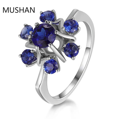 MUSHAN Luxury Custom 14K 18K Gold Rings Band Jewelry With Moissanite Diamond Lab Grown Gemstones Diamond Wedding Ring For Women