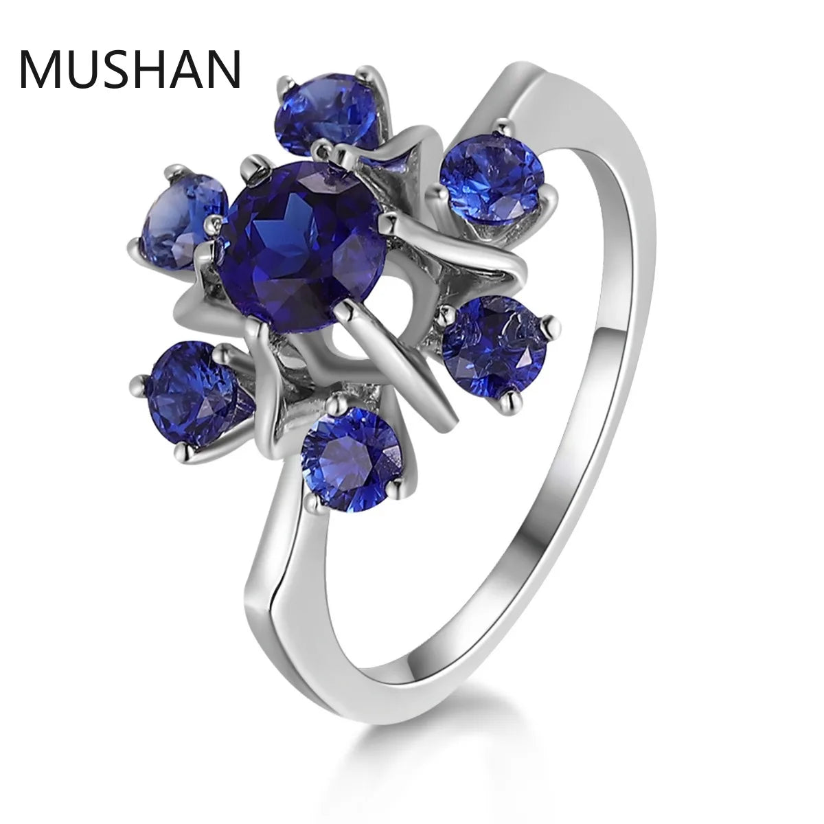 MUSHAN Luxury Custom 14K 18K Gold Rings Band Jewelry With Moissanite Diamond Lab Grown Gemstones Diamond Wedding Ring For Women