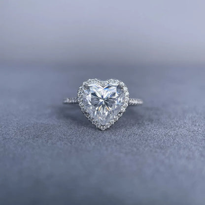 Bague MUSHAN Luxury Jewelry en argent sterling 925 pour femme, diamant moissanite émeraude certifié GRA, couleur D, joaillerie fine