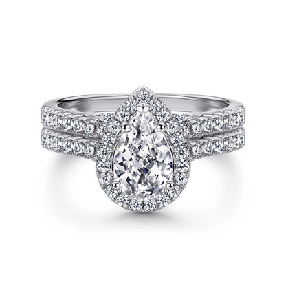 Bague MuShan en argent sterling 925 avec oxyde de zirconium triangulaire 5A, style décontracté pour femme, plaqué or véritable, bijoux fins