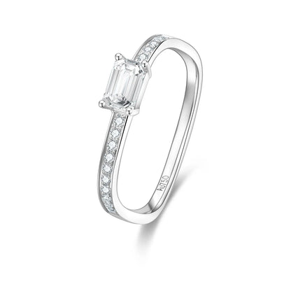 MUSHAN Luxury Custom 14K 18K Gold Rings Band Jewelry With Moissanite Diamond Lab Grown Gemstones Diamond Wedding Ring For Women