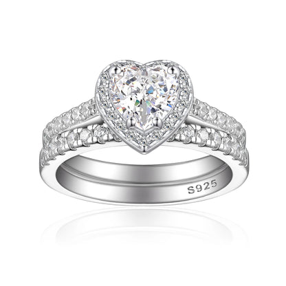 Anillo de compromiso de plata de ley 925 MuShan Jewelry, alianza de boda con diamante de alto carbono, regalo del Día de la Madre, anillo vintage para mujer, joyería fina