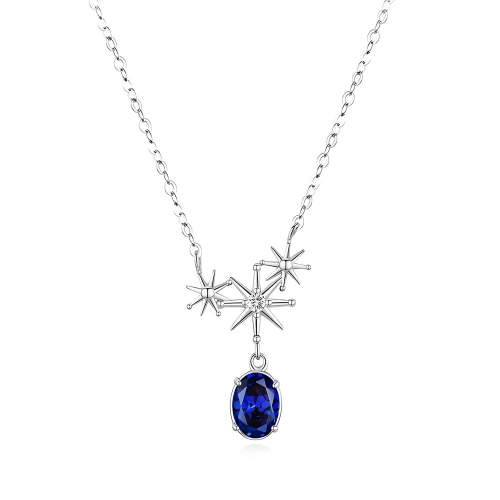 MuShan Jewelry 925 Sterling Silver Necklace Choker Chain HCD Diamonds Anniversary Gift Glamorous Style Women Necklaces Jewelry