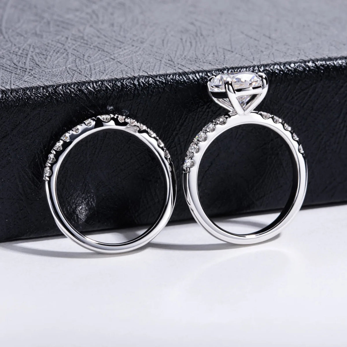 MUHAN Luxury Jewelry  925 Sterling Silver Ring Wedding Band  Women GRA Certificate Moissanite Diamond Rings D Color Fine Jewelry