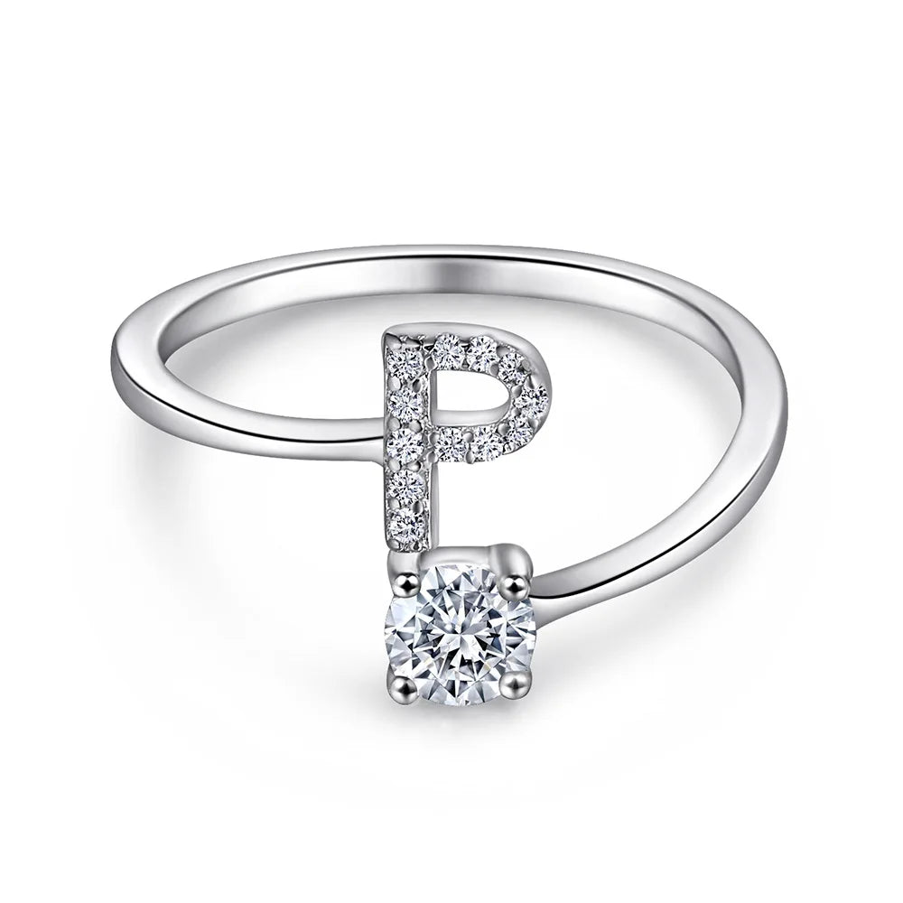 MuShan Jewelry 925 Sterling Silver Rings Bands Engagement Ring 7A Cubic Zirconia Rings Bands Rings Bands Anniversary  Women Gift