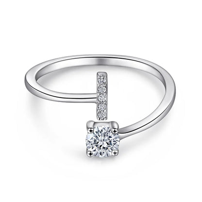 MuShan Jewelry 925 Sterling Silver Rings Bands Engagement Ring 7A Cubic Zirconia Rings Bands Rings Bands Anniversary  Women Gift