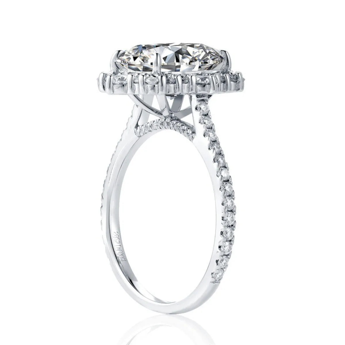 MUSHAN Luxury Jewelry 925 Sterling Silver Ring Band Women GRA Certificate Moissanite Diamond Emerald D Color Rings Fine Jewelry