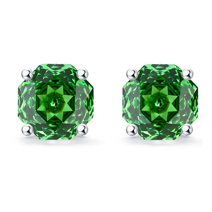 MuShan Jewelry 925 Sterling Silver Stud Earrings Dangle HCD Gemstones Engagement Party Premium Jewelry Women Earring Fine Jewelr