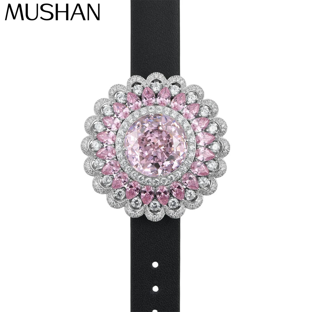 Bracelet tennis intemporel en argent sterling 925 MuShan Jewelry, bracelets et joncs sertis de zircons 7A, cadeau d'anniversaire glamour pour femme