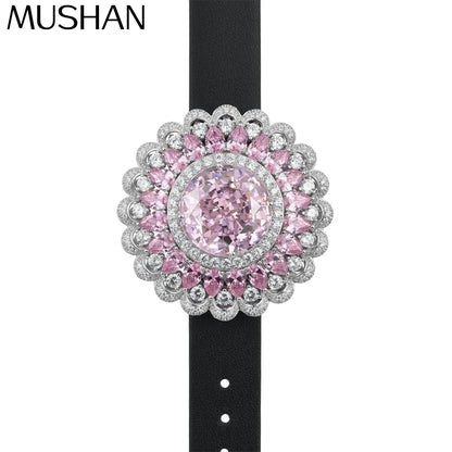 Bracelet tennis intemporel en argent sterling 925 MuShan Jewelry, bracelets et joncs sertis de zircons 7A, cadeau d'anniversaire glamour pour femme