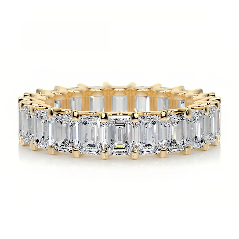 Bague en argent sterling 925 de la marque MuShan, bague en moissanite avec certificat GRA pour femme, plaquée or 18K, bagues brevetées MST GRA