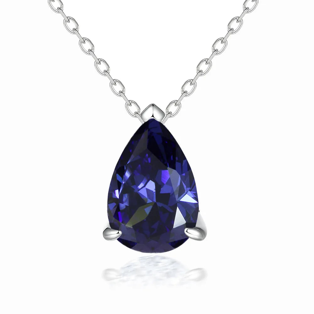 Collar de plata de ley 925 de la marca MuShan con circonita 7A, joya clásica para fiestas de novias, baño de oro auténtico, colgante de joyería premium para mujer