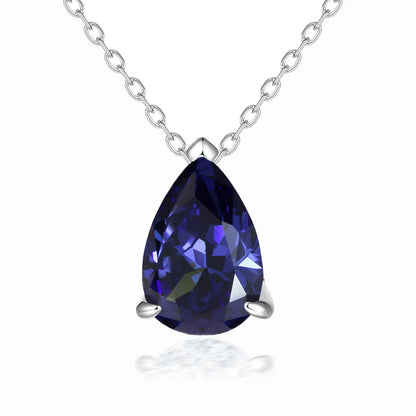 Collar de plata de ley 925 de la marca MuShan con circonita 7A, joya clásica para fiestas de novias, baño de oro auténtico, colgante de joyería premium para mujer