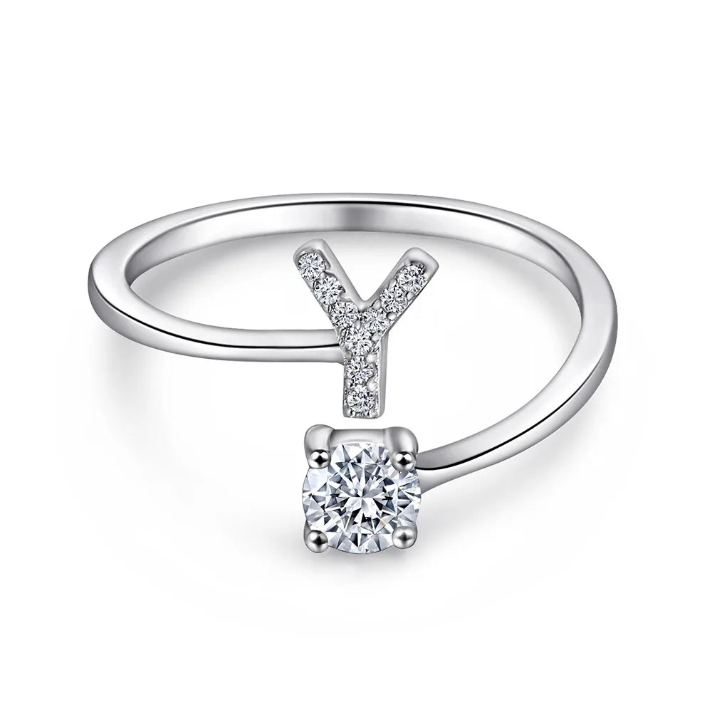 MuShan Jewelry 925 Sterling Silver Rings Bands Engagement Ring 7A Cubic Zirconia Rings Bands Rings Bands Anniversary  Women Gift