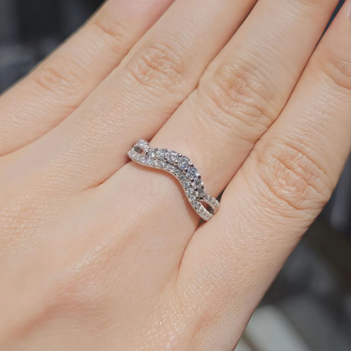 MUHAN Luxury Jewelry  925 Sterling Silver Ring Wedding Band  Women GRA Certificate Moissanite Diamond Rings D Color Fine Jewelry
