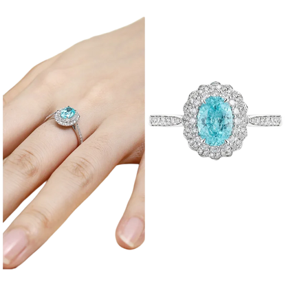 MUSHAN Custom Jewelry 925 Sterling Silver Ring Lab Red Emerald Heart Romantic Gift for Women 18K Gold Plated Anniversary Rings