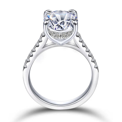 Bague MuShan Luxury Jewelry en argent sterling 925, zirconium cubique 5A, modèle radiant pour mariée, bijou raffiné plaqué or 18K